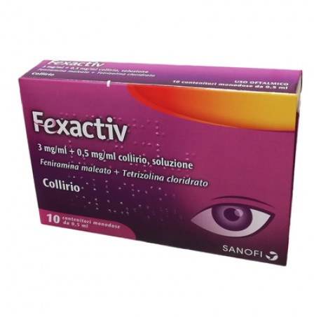 Fexactiv*collirio 10fl 0,5ml